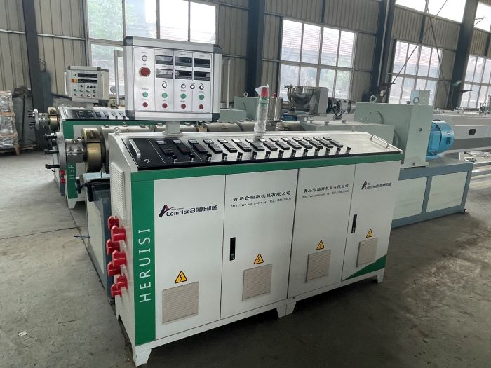 Produksi ekstrumasi kanggo pvc pipe machen wis rampung