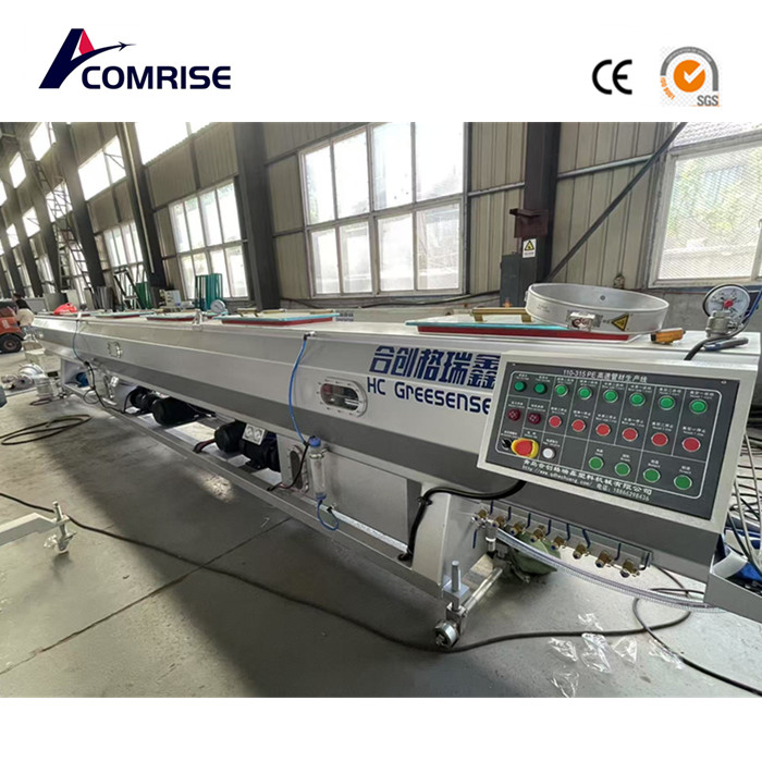 Mesin pipo hdpe 110-315mm sing mlaku ing pabrik pelanggan