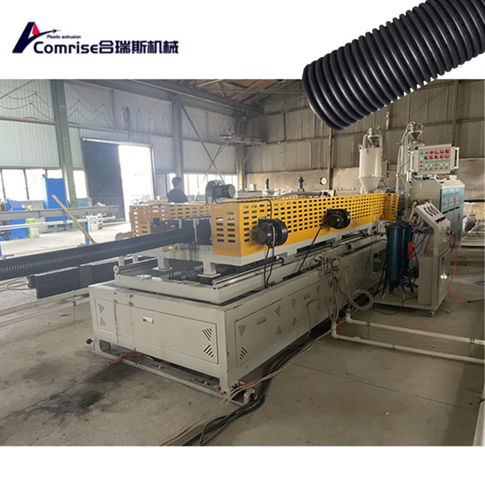 Ekspansi Plastik Corrugated Line Production Pipa